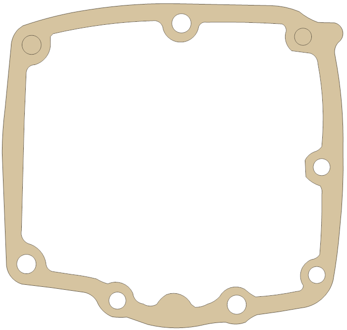 BSA 57-1534 gasket outline, OEM 57-1534, A material