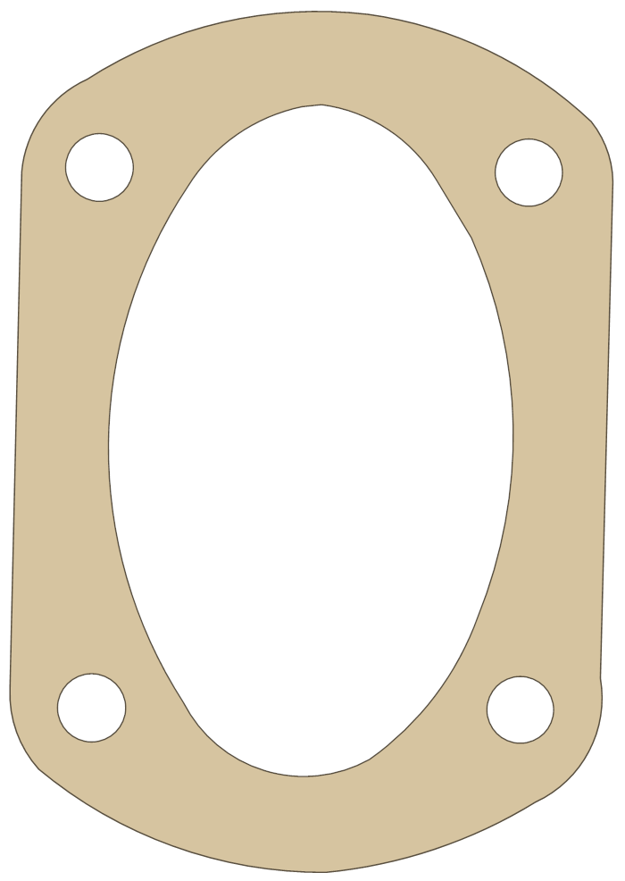 BSA 70-0487 gasket outline, OEM 70-0487, A material