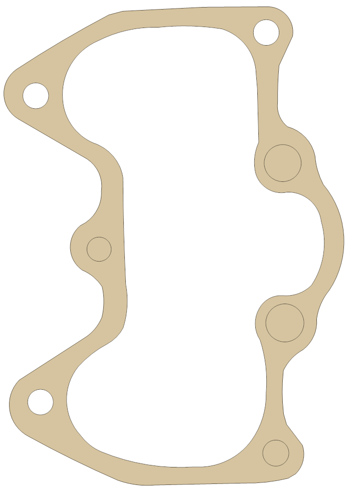 BSA 70-3552 gasket outline, OEM 70-3552, A material