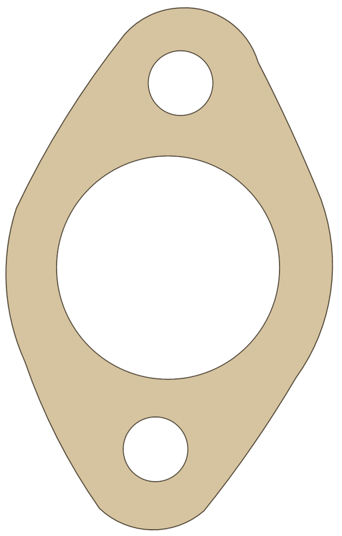 BSA Gasket gasket outline, OEM 70-4919, A material