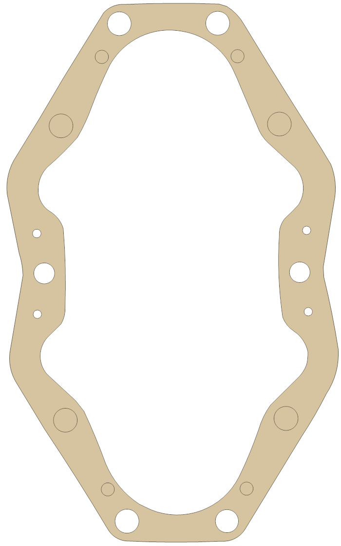 BSA 70-6496 gasket outline, OEM 70-6496, A material