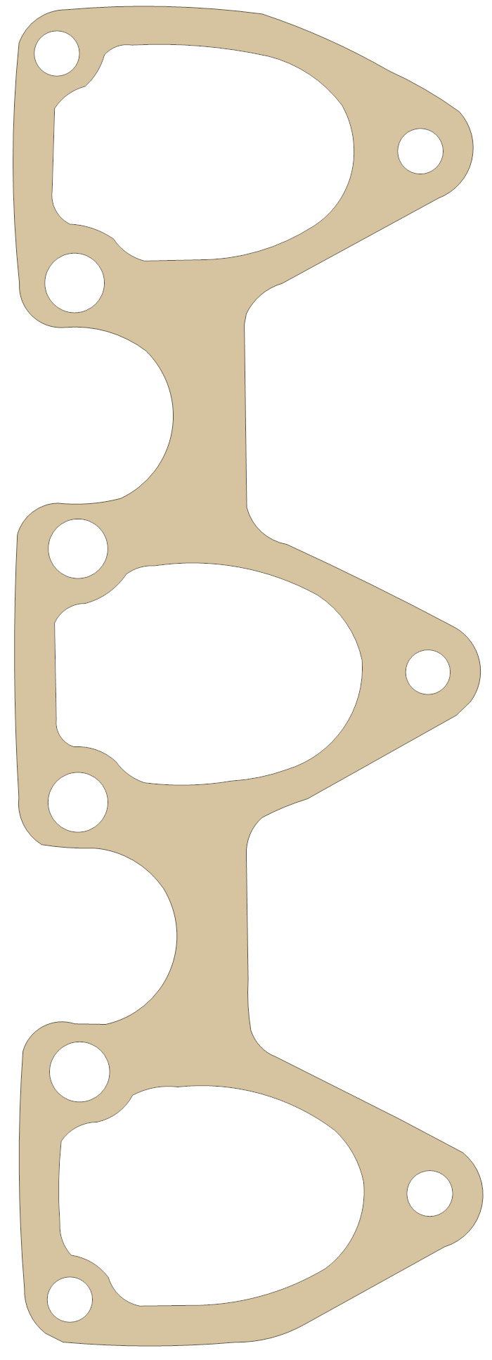 BSA 70-8773 gasket outline, OEM 70-8773, B material