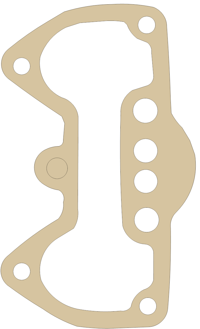 BSA 70-9511 gasket outline, OEM 70-9511, A material