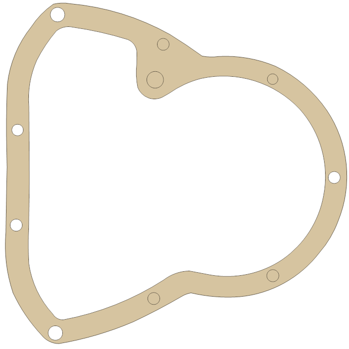 BSA 71-1350 gasket outline, OEM 71-1350, A material