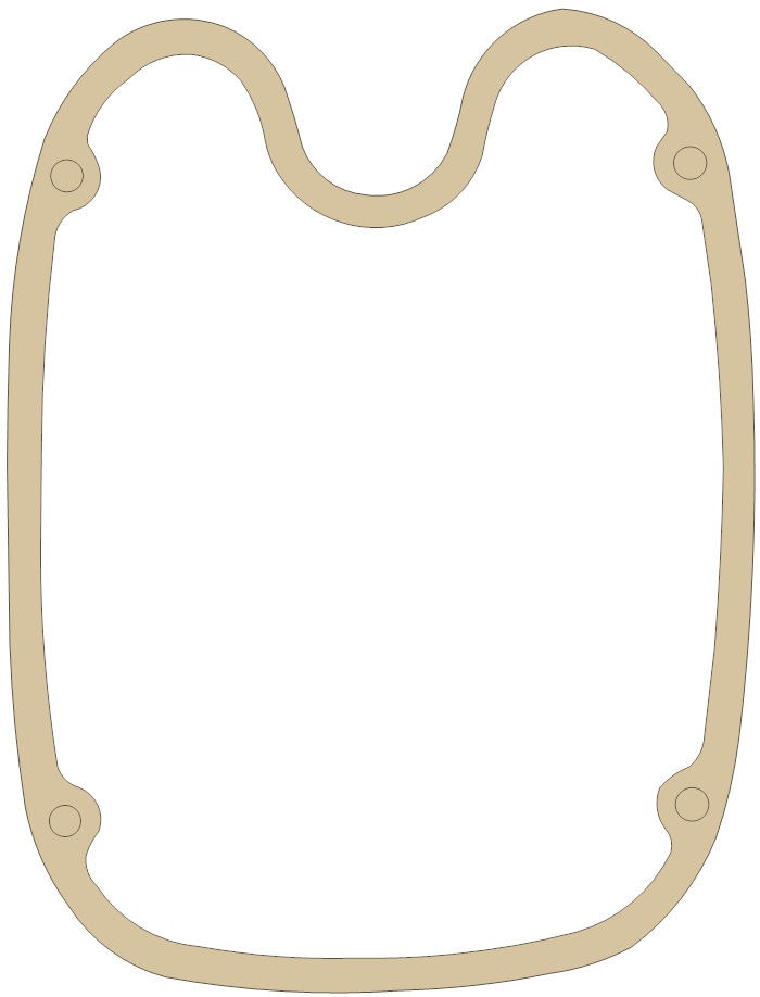 BSA 71-1431 gasket outline, OEM 71-1431, A material