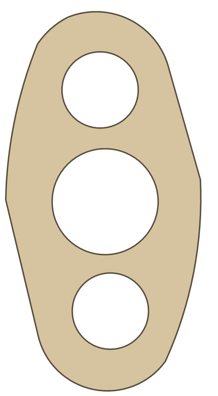 BSA 71-1436 gasket outline, OEM 71-1436, A material