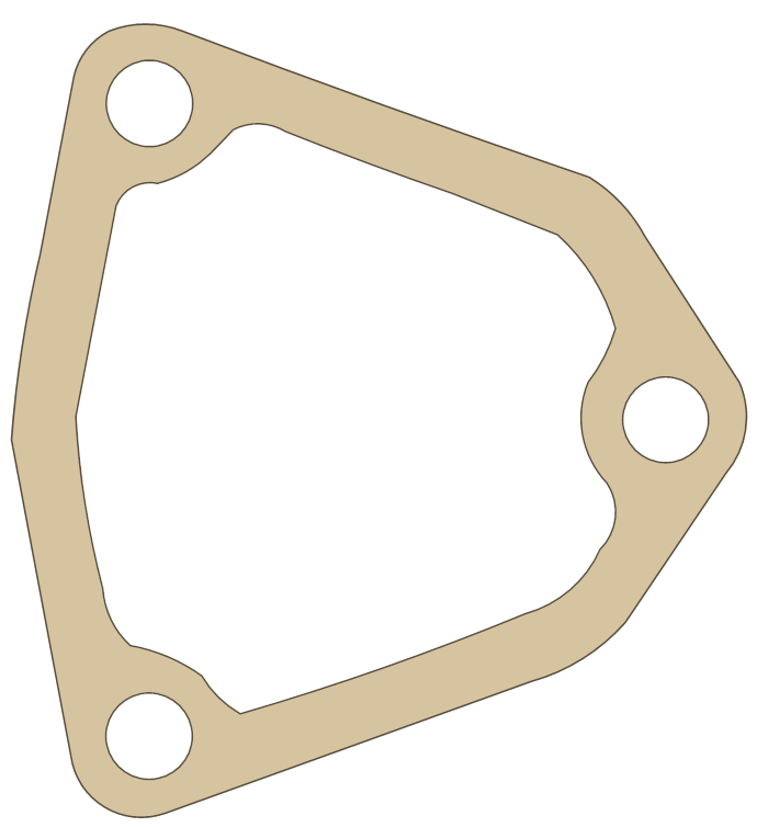 BSA 71-1439 gasket outline, OEM 71-1439, A material