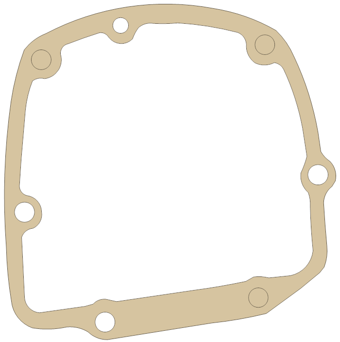 BSA 71-1447 gasket outline, OEM 71-1447, A material