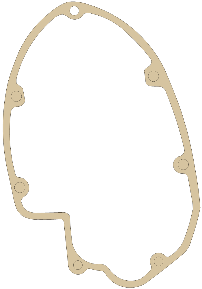 BSA 71-1448 gasket outline, OEM 71-1448, A material