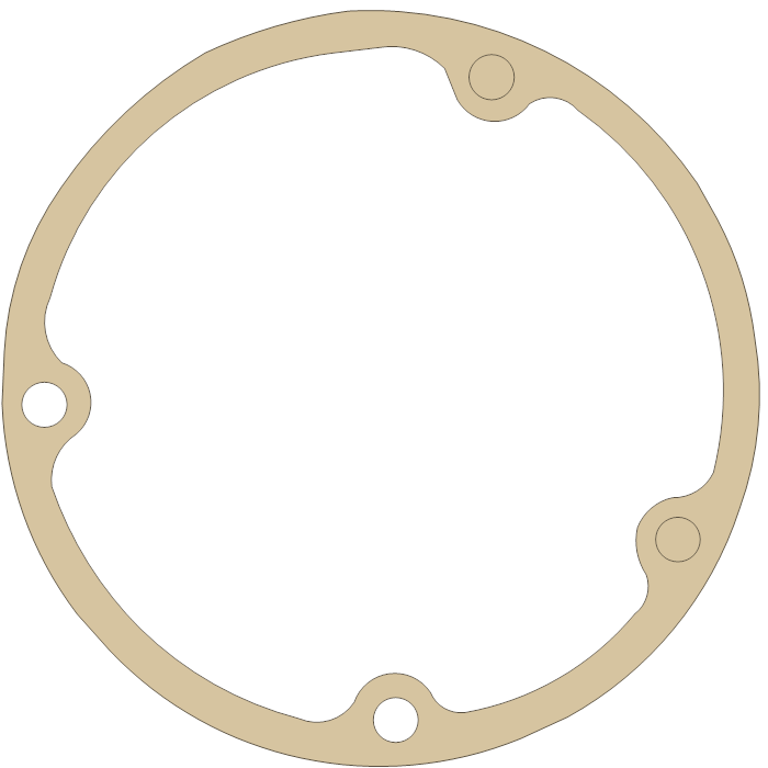 BSA 71-1449 gasket outline, OEM 71-1449, A material