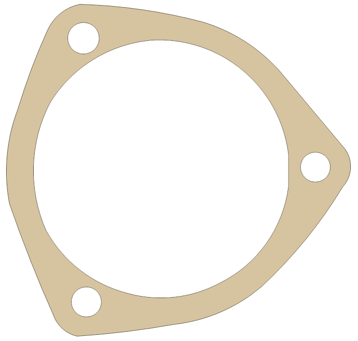 BSA 71-1451 gasket outline, OEM 71-1451, A material