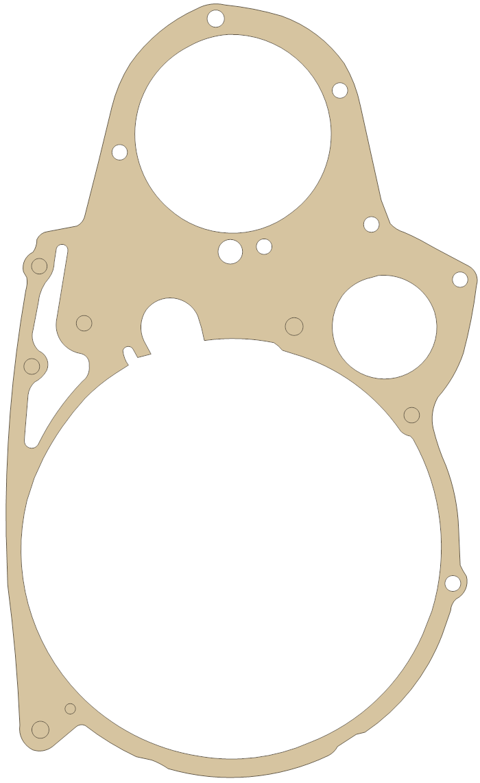 BSA 71-1453 gasket outline, OEM 71-1453, A material