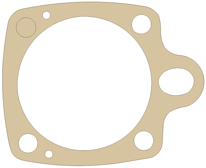 BSA 71-1624 gasket outline, OEM 71-1624, A material