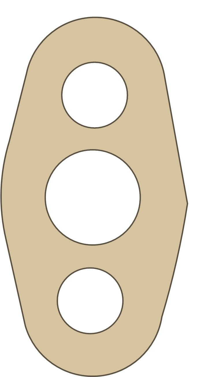 BSA 68-0589 gasket outline, OEM 68-0589, B material