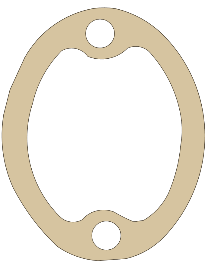 BSA 64-3106 gasket outline, OEM 64-3106, A material