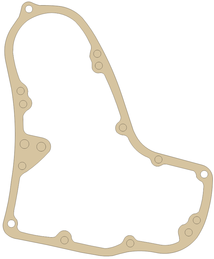 BSA 67-0281 gasket outline, OEM 67-0281, A material