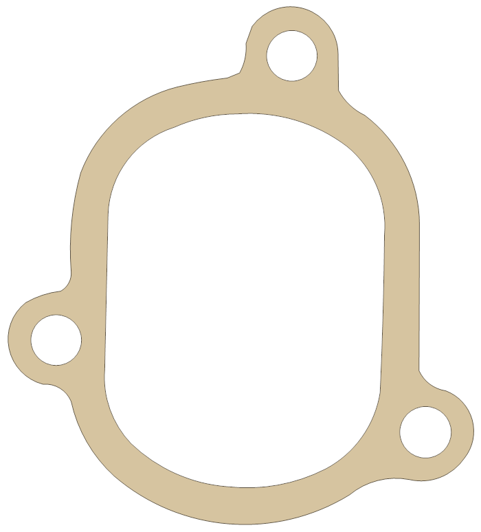 BSA 65-1588 gasket outline, OEM 65-1588, A material