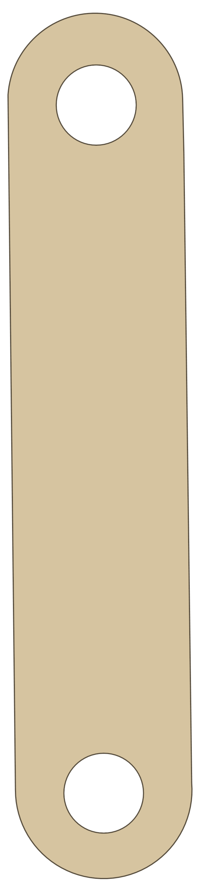 -MGB MGB Gaskets MGB-6 gasket outline