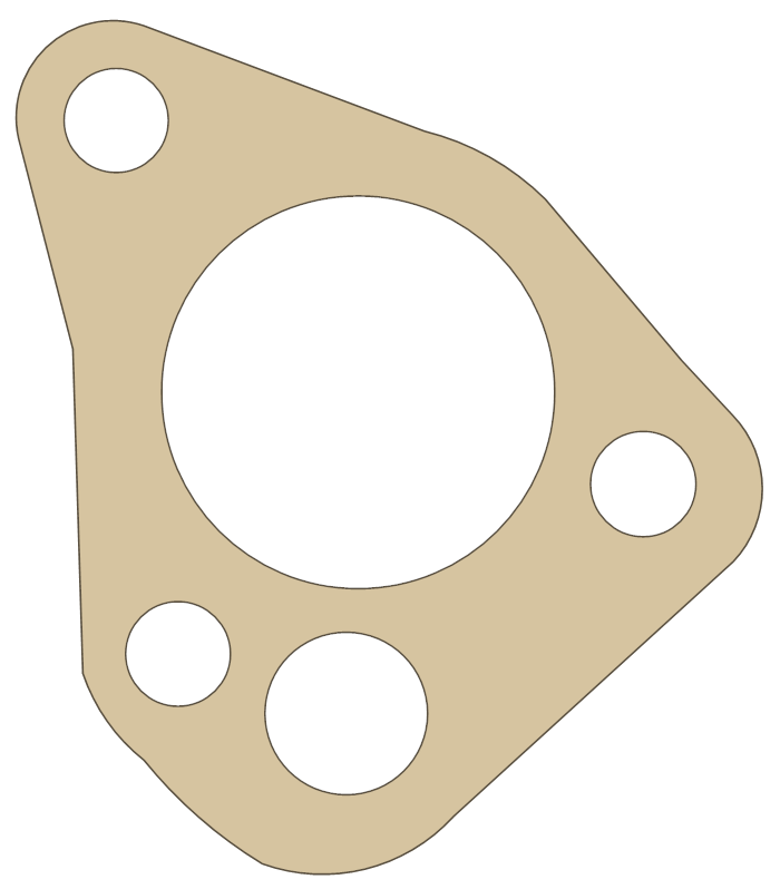 -MGB MGB Gaskets MGB-9 gasket outline