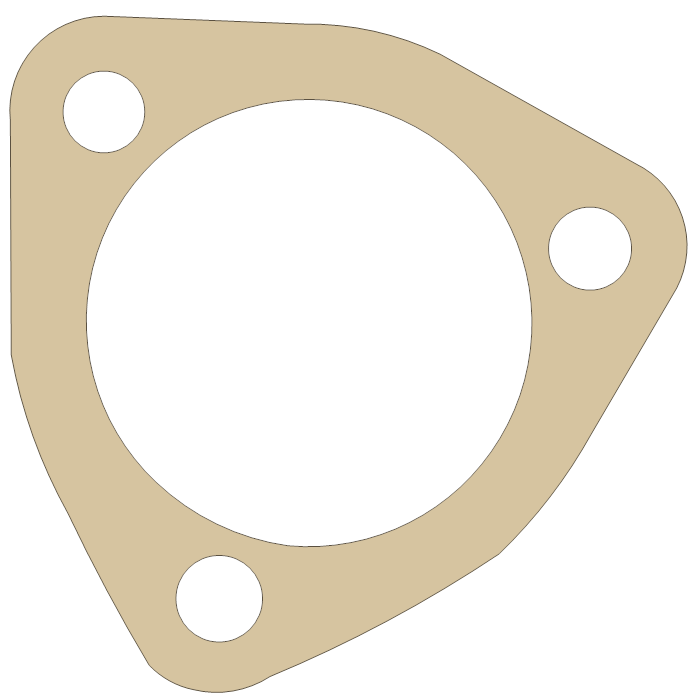-MGB MGB Gaskets MGB-10 gasket outline