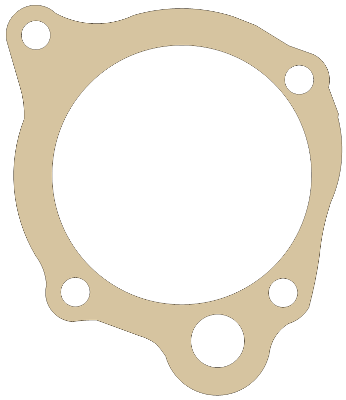 -MGB MGB Gaskets MGB-5 gasket outline