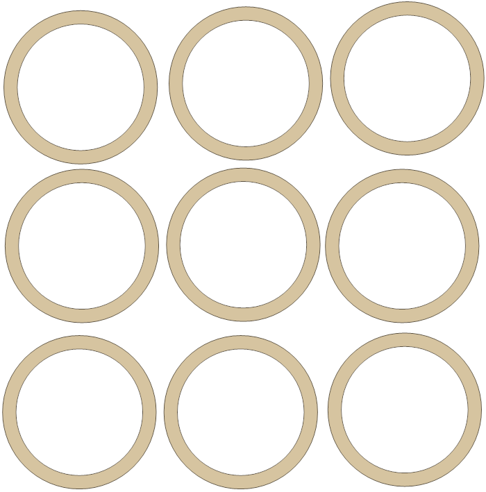 -American Sport Bike Dirby ASB 5722 Sheet gasket outline