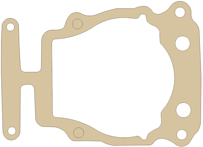 ATK 250LQ Cylinder gasket outline
