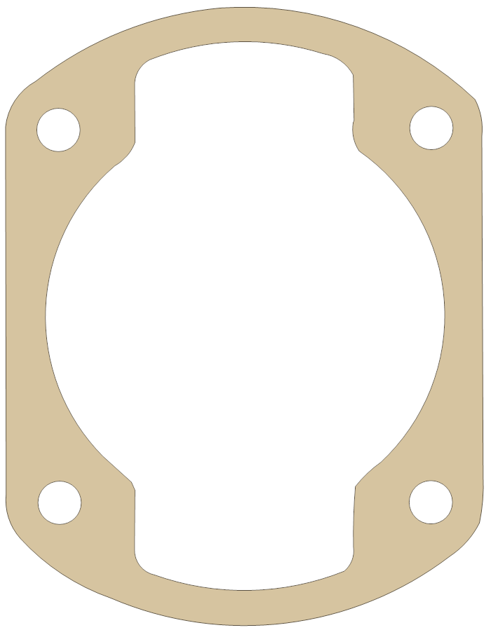 ATK 250AC Cylinder gasket outline