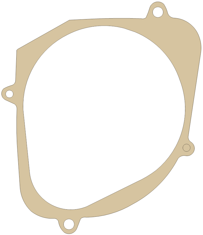 ATK 605 Ignition Cover gasket outline