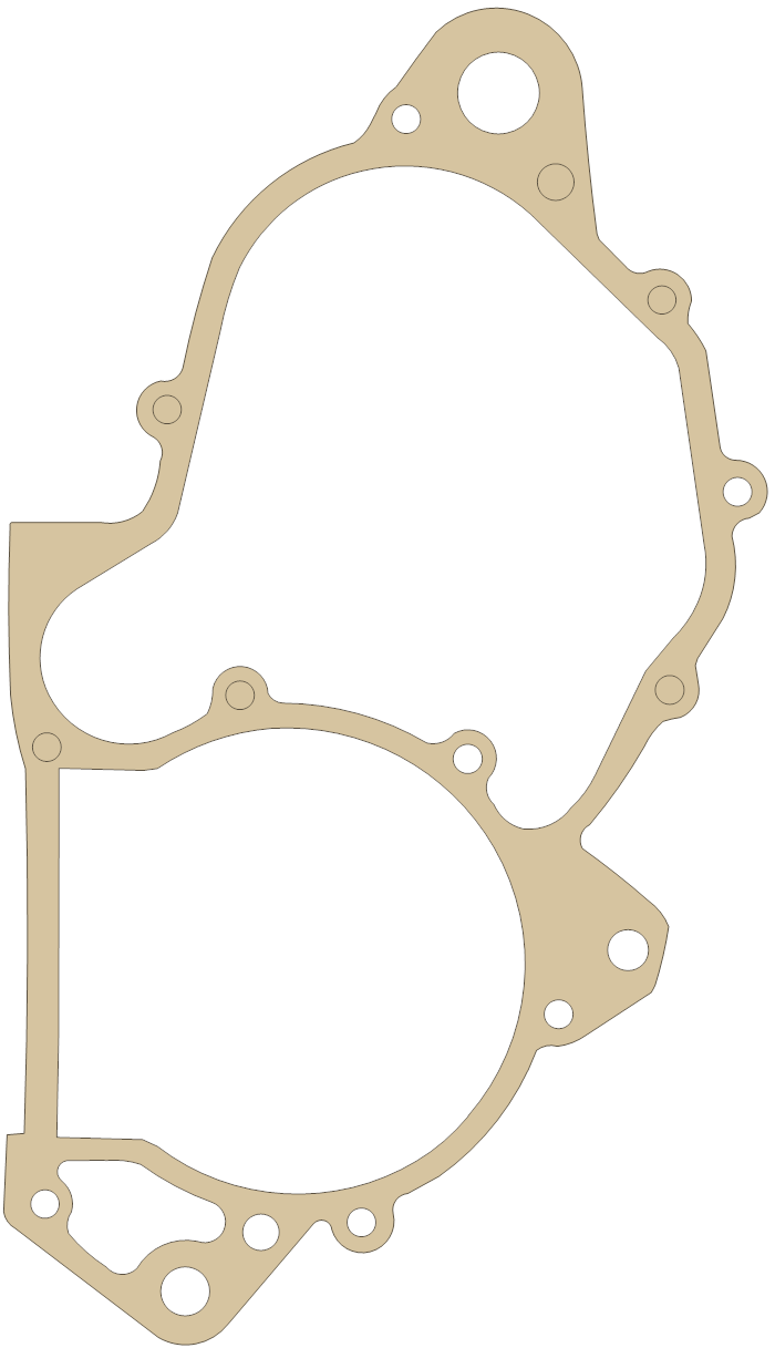 ATK 250LQ Center Case gasket outline