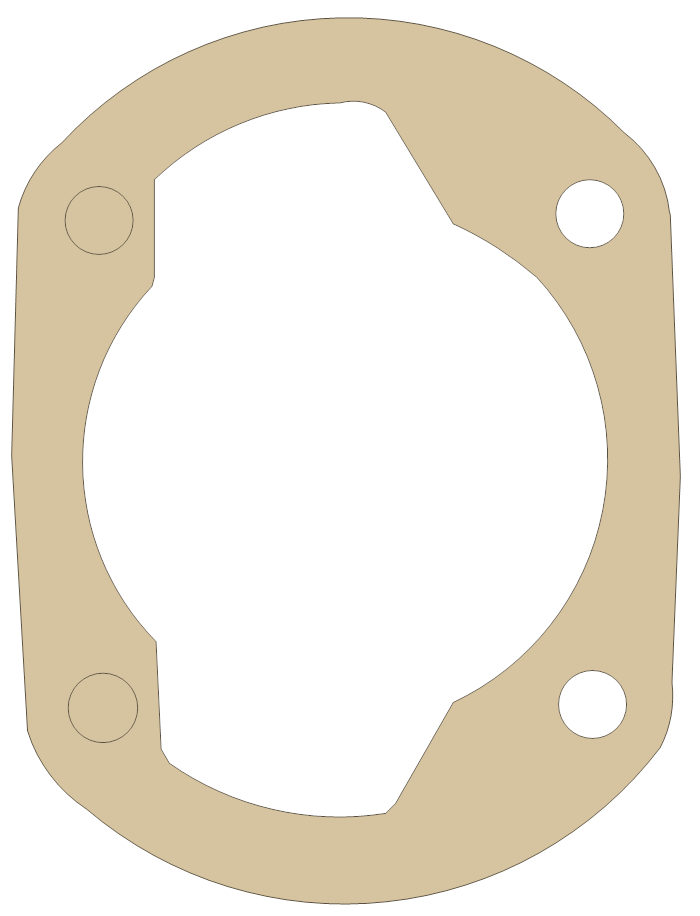 ATK Cylinder gasket outline, OEM 140000, A material