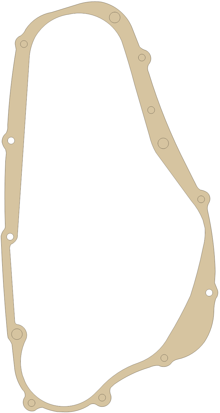 ATK 490 Clutch Cover gasket outline