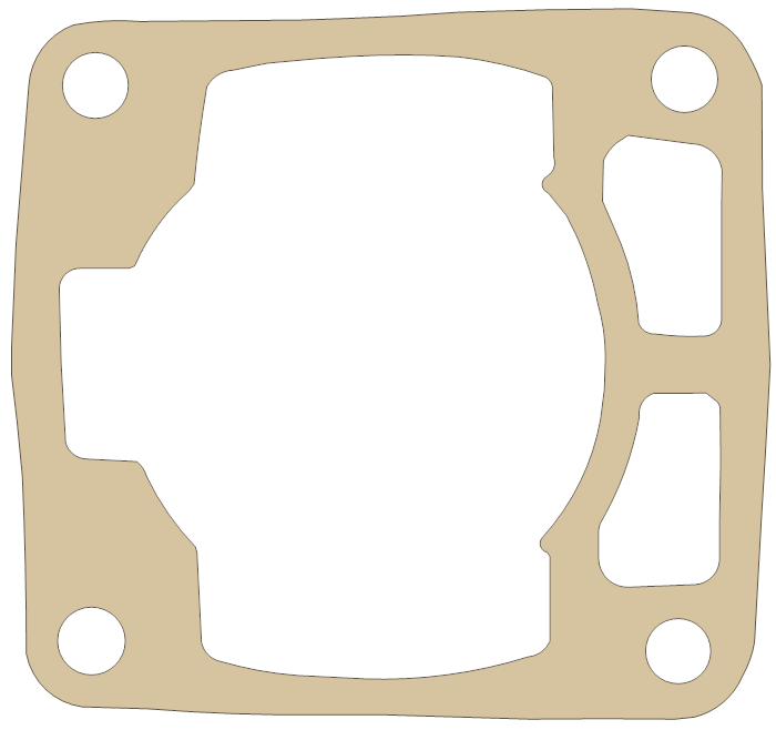 Polaris 600XCR Base gasket outline