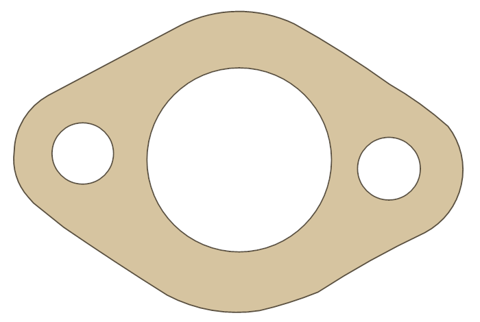 Polaris 600XCR Gasket gasket outline