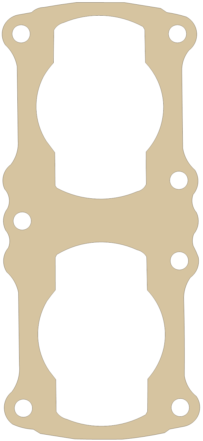 Polaris Base gasket outline, OEM 3083959, A material