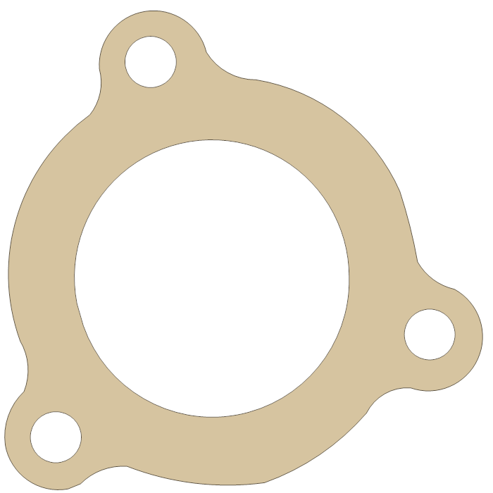 Polaris Thermostat gasket outline, OEM 3082727, A material