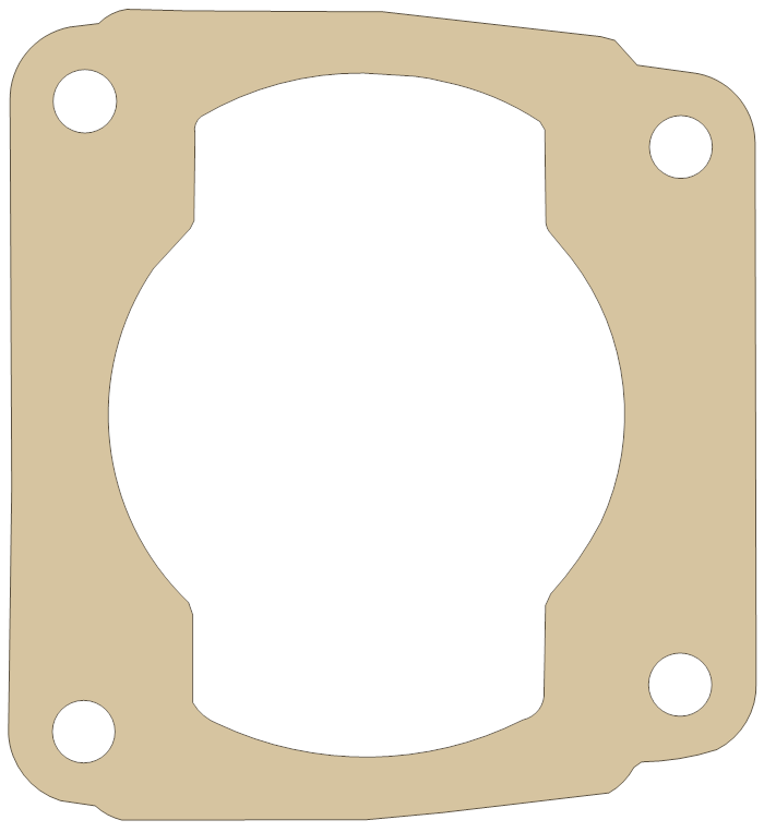 Polaris Base gasket outline, OEM 3083733, A material
