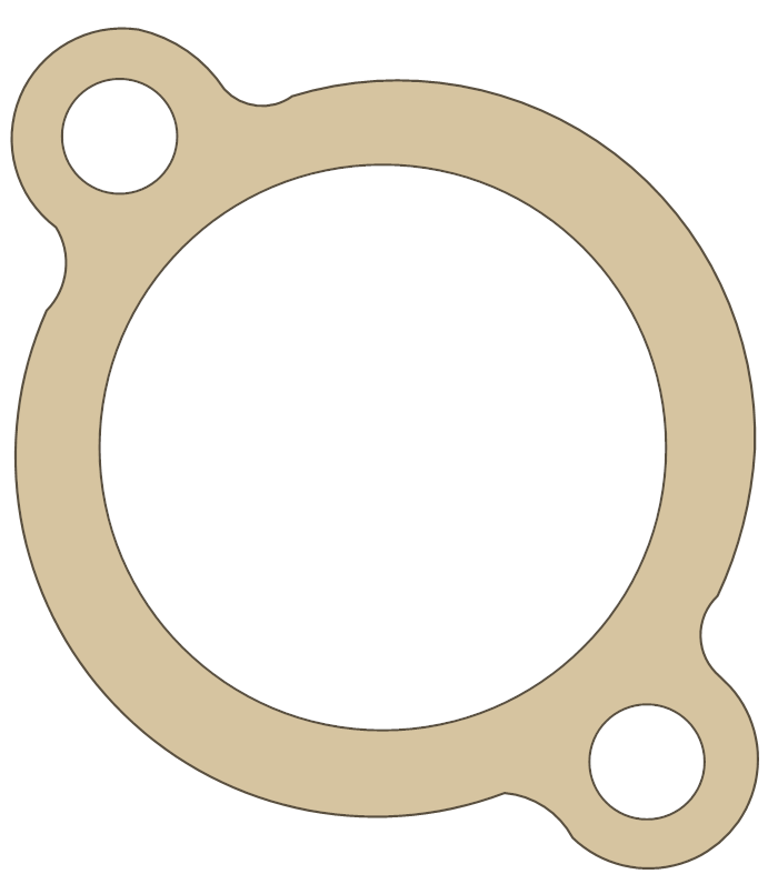 Polaris Xplorer 400cc Brake gasket outline