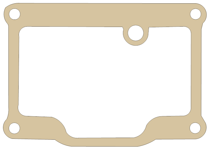 Polaris Xpress 400cc Float Chamber gasket outline