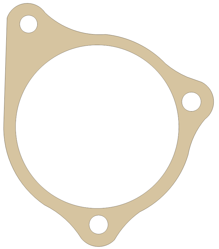 Polaris Starter gasket outline, OEM 3085283, A material