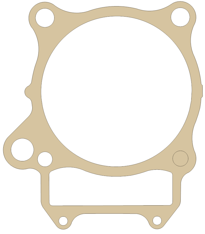 Polaris Base gasket outline, OEM 3089519, A material