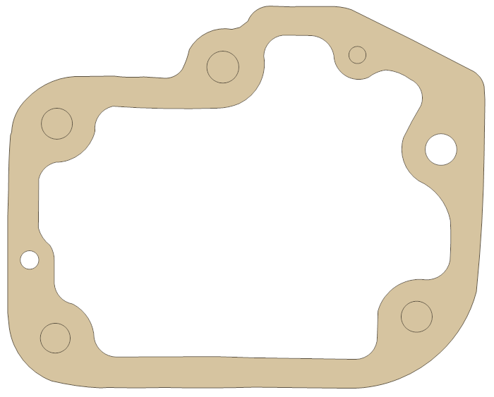 Polaris Gasket gasket outline, OEM 3234123, B material
