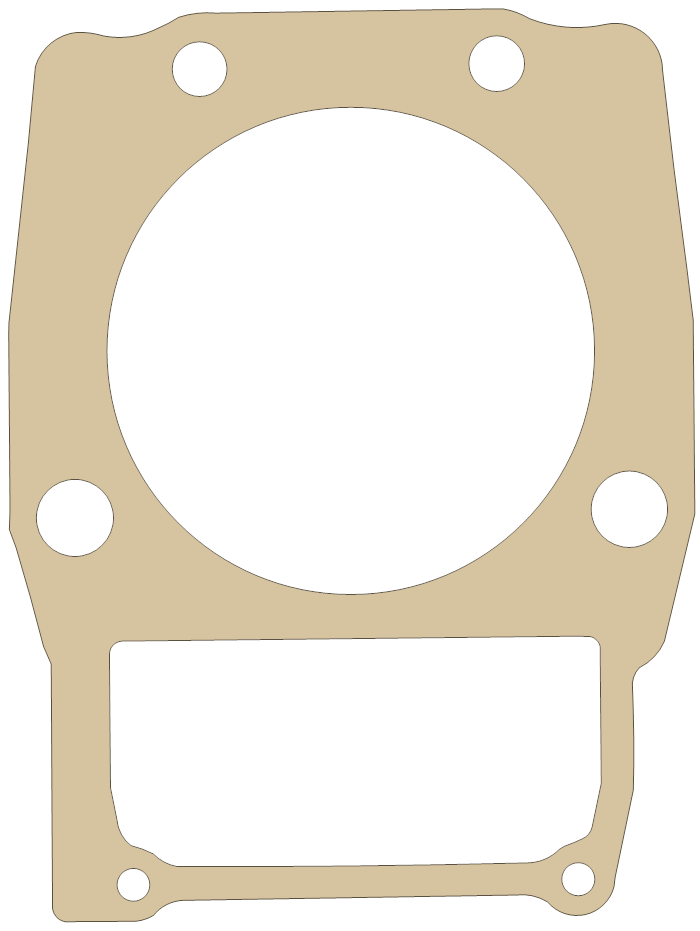 Polaris Base gasket outline, OEM 3085827, A material