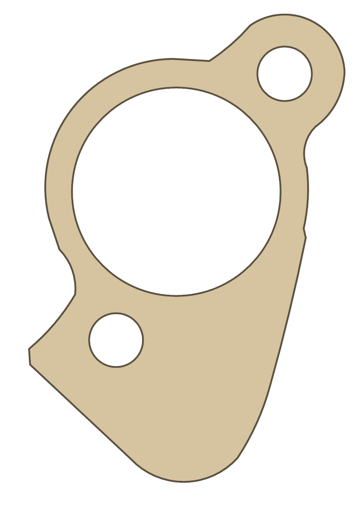 Polaris Gasket gasket outline, OEM 0450082, B material