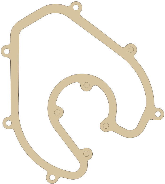 Polaris Part Numbers Gasket gasket outline
