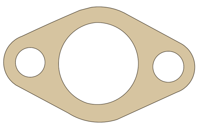 Polaris Magnum 325 4X4 Tensioner gasket outline