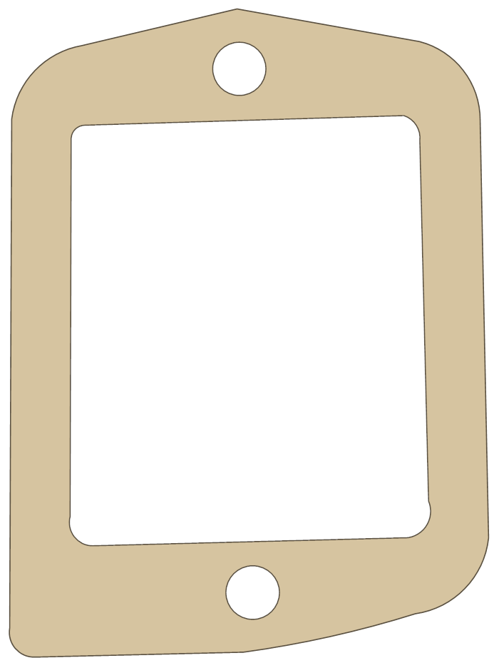 Polaris Magnum 325 4X4 Breather Plate gasket outline
