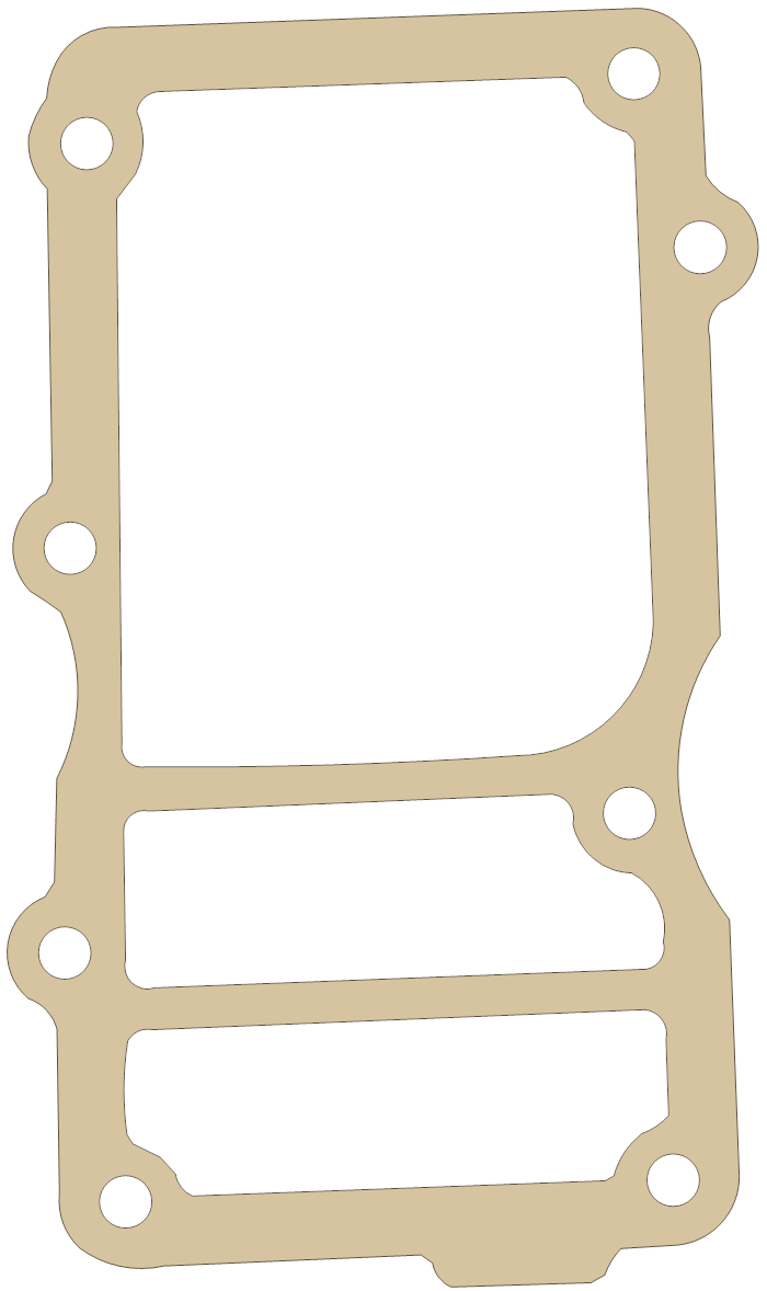 Polaris Xpedition 325 Plate gasket outline