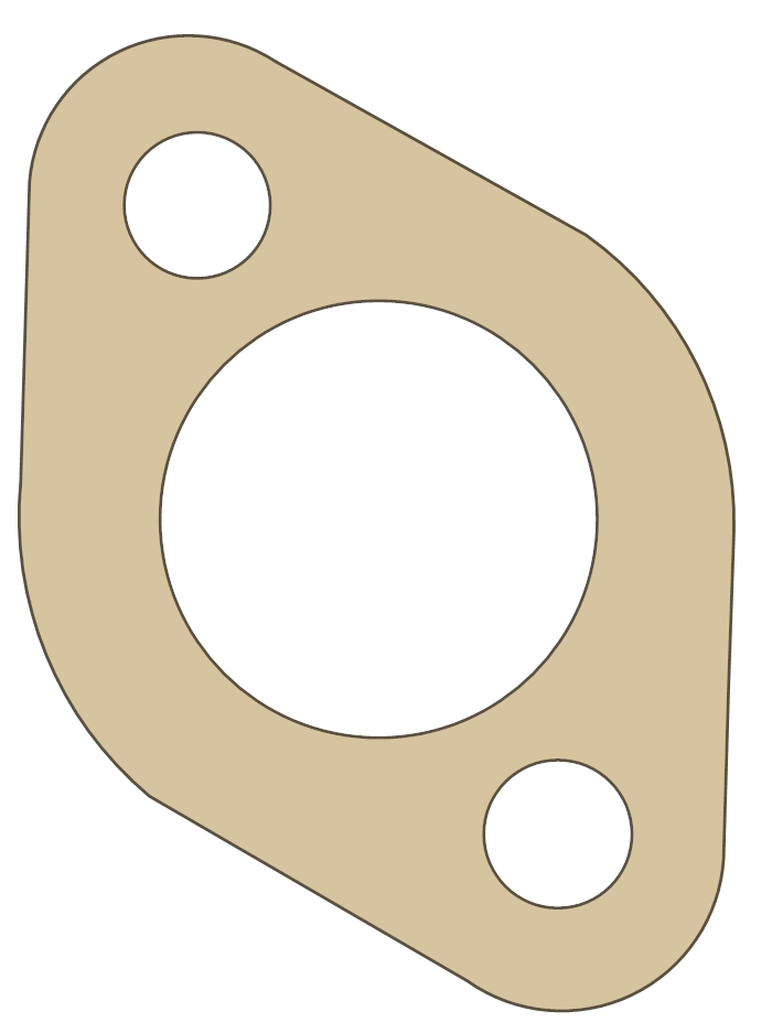 Polaris XCRSP680 Gasket gasket outline