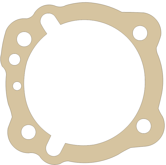 Ducati 750/900 Cylinder Base gasket outline